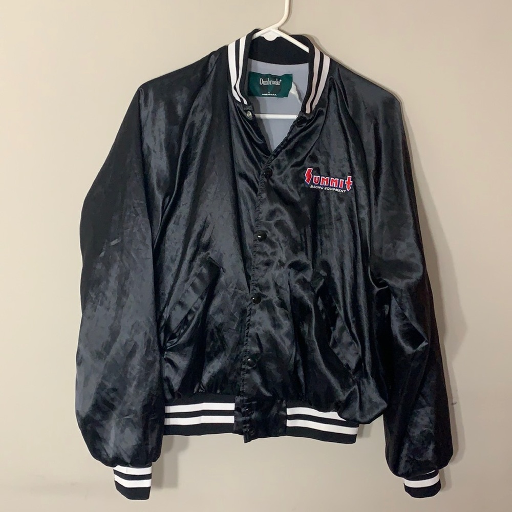 black satin Summit Racing Equipment Jacket